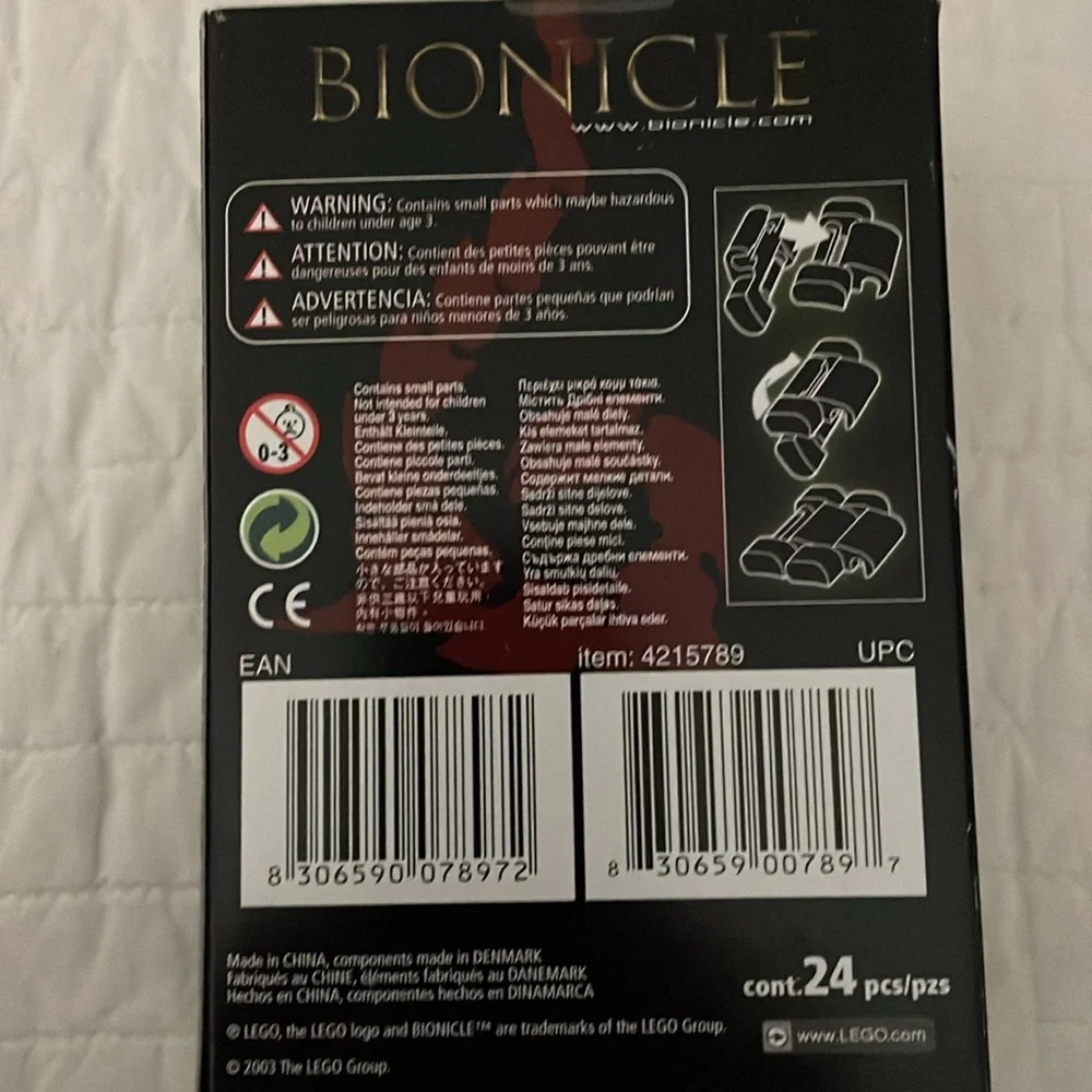 LEGO BIONICLE Watch Rahkshi Clic Time Building Toy Factory Sealed NEW